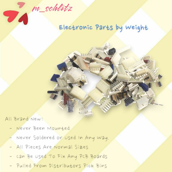 Assorted New Electronic Parts by Weight - Never Used, Various Sizes - Picture 2 of 5